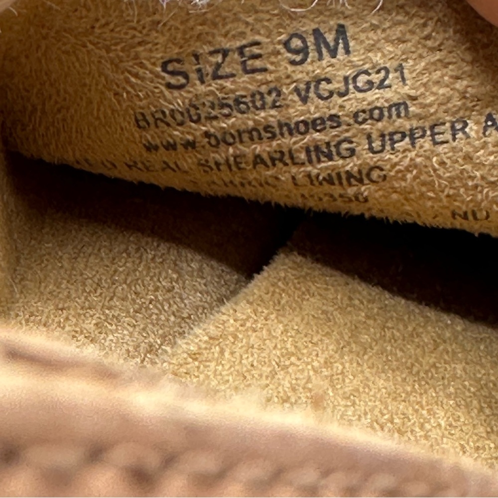 Born Handcrafted Shearling Mules Flats Casual Slingback Shoe Slippers Clog Sz 9 - Picture 8 of 9